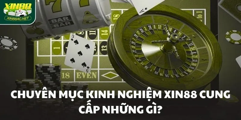 Chuyên mục kinh nghiệm Xin88 cung cấp những gì?